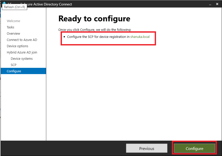 How to Configuring Hybrid Azure AD Join Devices in a Managed Domain