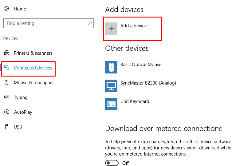 How To Connect Devices With Your Systems In Windows 10