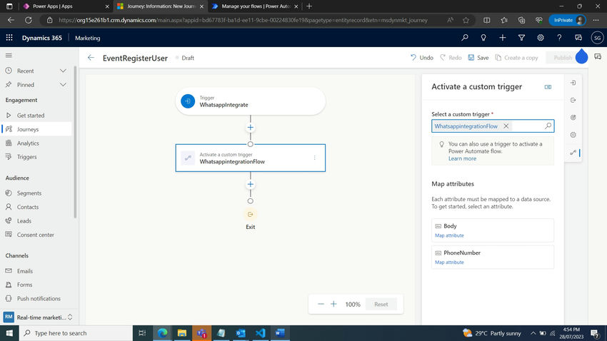 Consume Custom Triggers