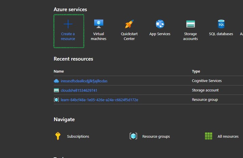 How To Create A Cognitive Service In Azure