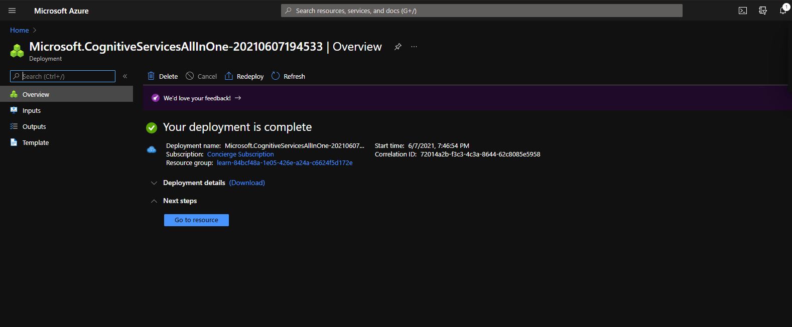 How To Create A Cognitive Service In Azure?