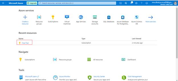 How To Create A Free Azure Account