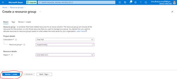 How To Create A Free Azure Account