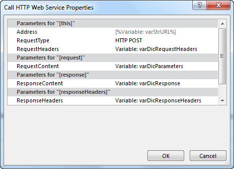 Call HTTP Web Service 