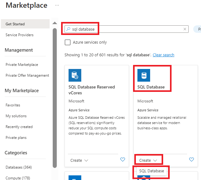 How to create a Microsoft Azure SQL Database in serverless compute tier ...