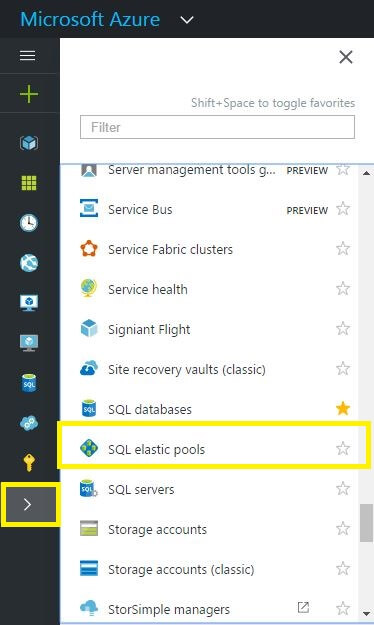How To Create A New Elastic Database Pool With The Azure Portal