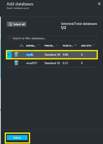 How To Create A New Elastic Database Pool With The Azure Portal