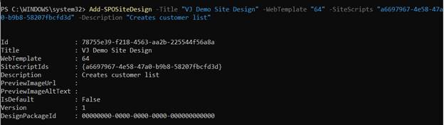 How To Create A Site Design And Site Script For SharePoint Online Modern Team Site