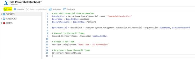 How To Create A Team In Microsoft Teams Using Powershell In Azure Automation