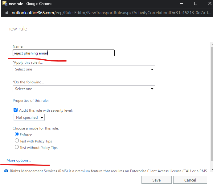 How To Create A Transport Rule To Avoid Spoofing Email
