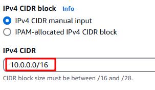 CIDR block