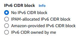 IPv6 CIDR