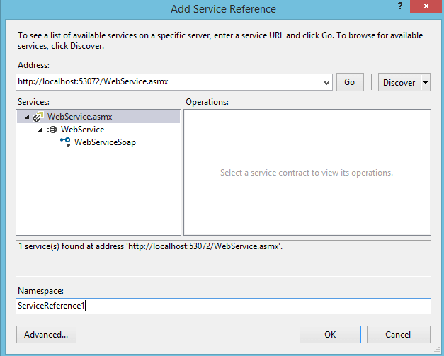 How To Create A Web Service Project In .NET Using Visual Studio