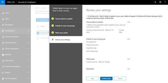 Review your settings