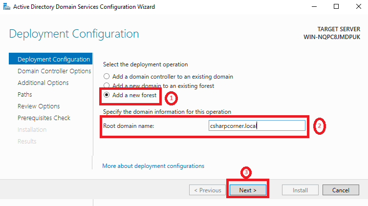 Development configuration