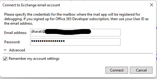 create an Add-in in outlook using ASP.NET