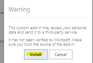 create an Add-in in outlook using ASP.NET