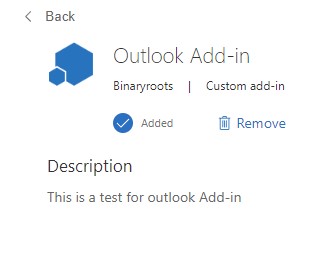 create an Add-in in outlook using ASP.NET