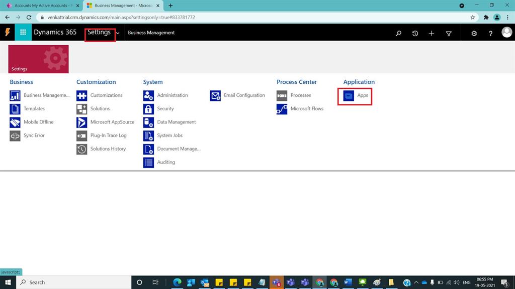 How To Create An App In D365 CRM