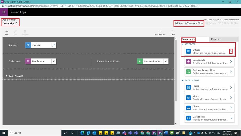 How To Create An App In D365 CRM
