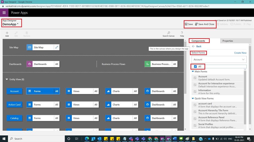 How To Create An App In D365 CRM
