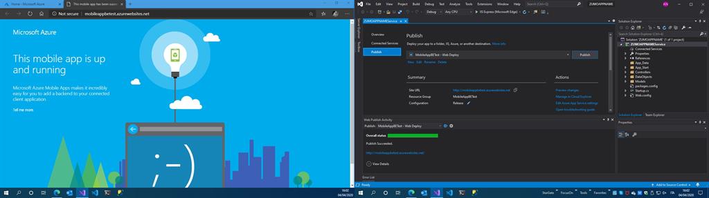 How To Create An Azure Back-End For A Xamarin.Forms Application