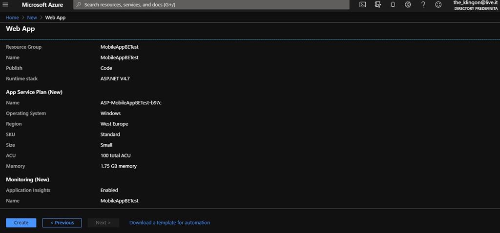 How To Create An Azure Back-End For A Xamarin.Forms Application