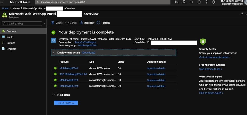 How To Create An Azure Back-End For A Xamarin.Forms Application