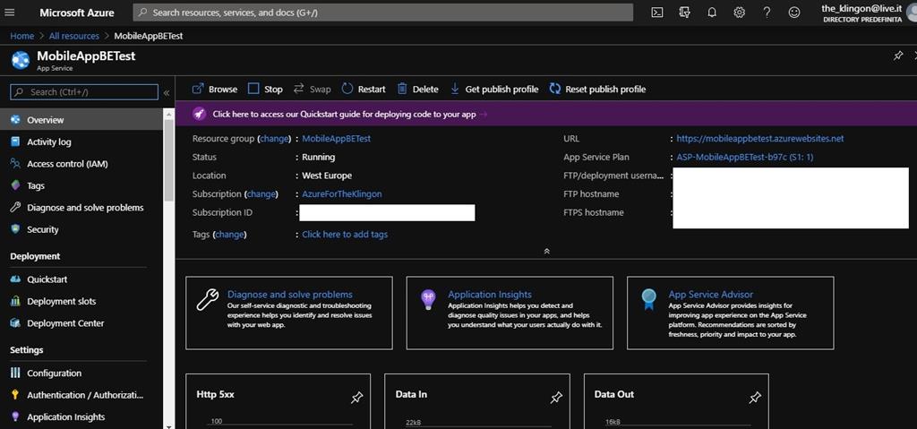 How To Create An Azure Back-End For A Xamarin.Forms Application