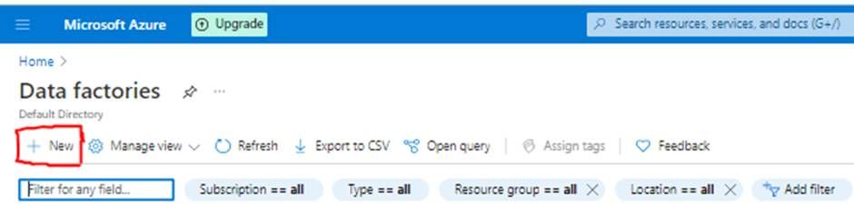 How To Create An Azure Data Factory