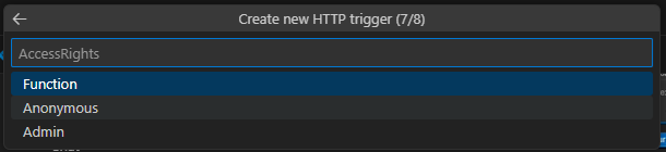 How to create an Azure Function by using Visual Studio Code?