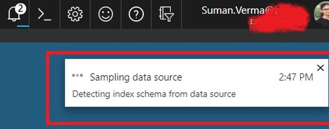 How to create an Index using Import Data, Create an indexer