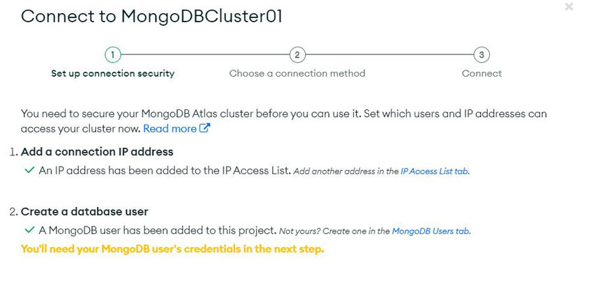 Connect to MongoDB