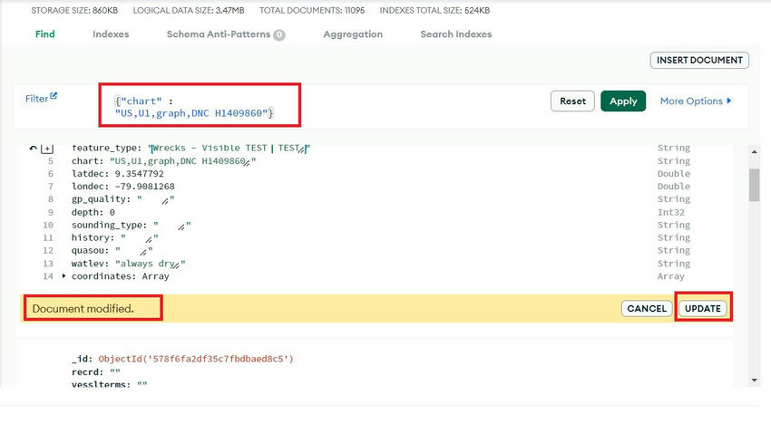 MongoDB Document Modification