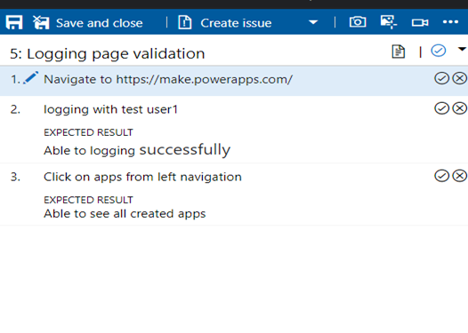 Logging page validation