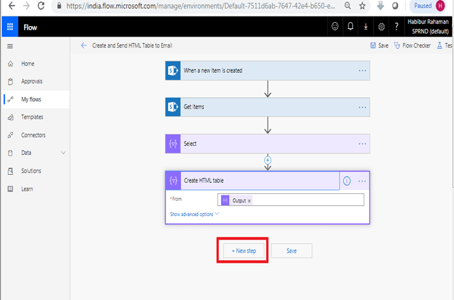 How To Create And Format HTML Table Using Microsoft Flow And SharePoint Online