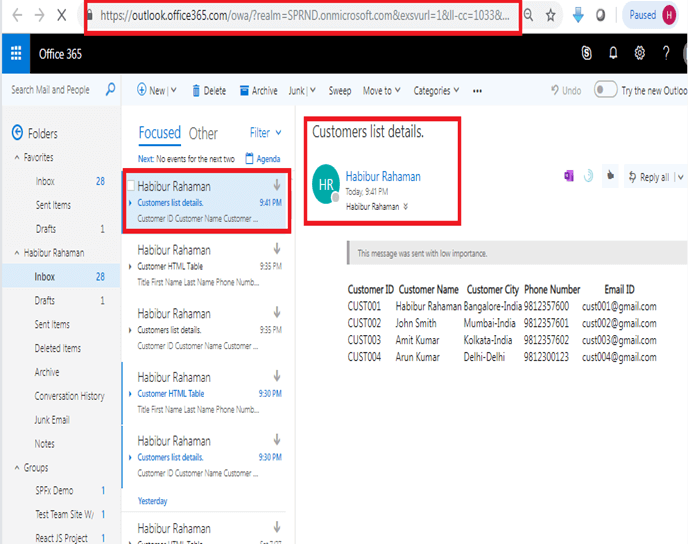 How To Create And Format HTML Table Using Microsoft Flow And SharePoint Online