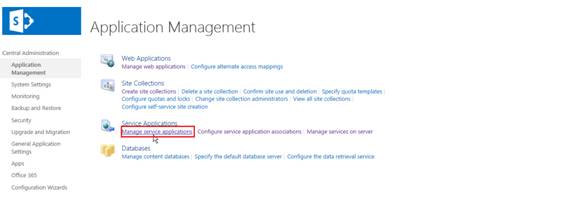 Application Management