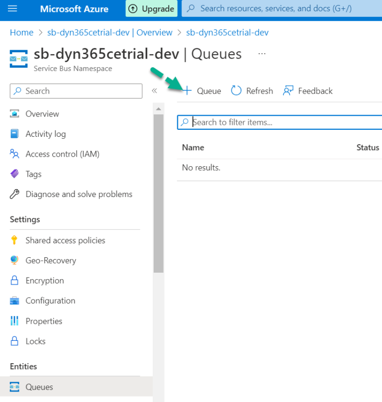 How To Create Azure Service Bus And Queue In Microsoft Azure Portal