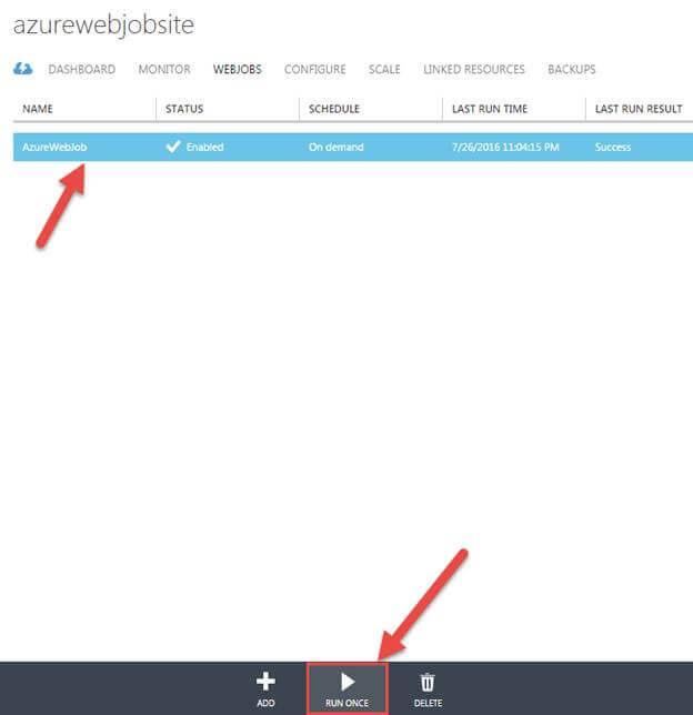 How to Create Azure Job For SharePoint 2013 Online