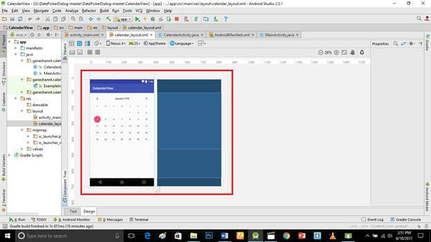 How To Create Calendar View In Android Application