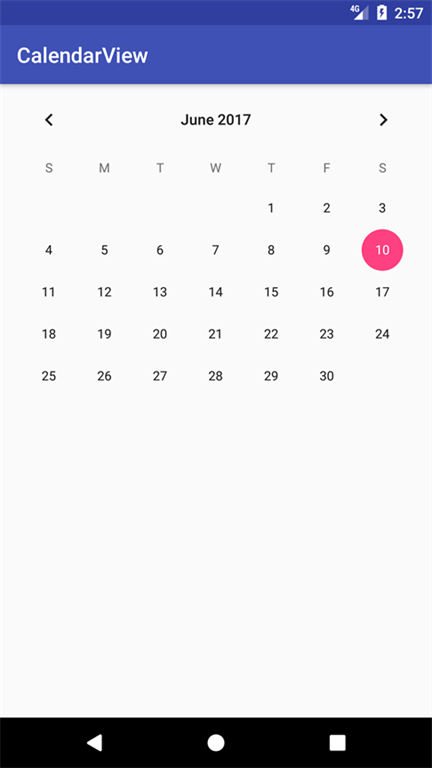 How To Create Calendar View In Android Application