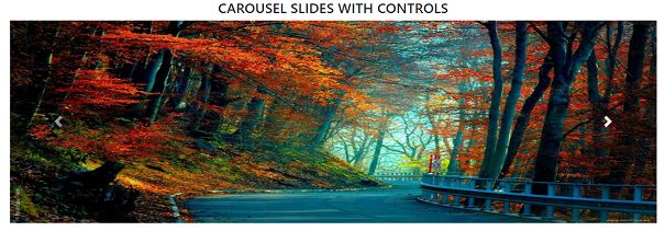Carousel Slider In Bootstrap Output