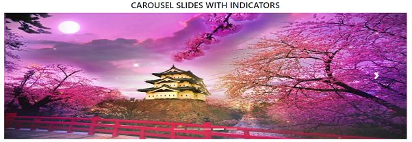 Carousel Slider In Bootstrap Output