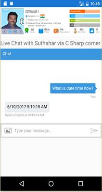 ChatBot In Xamarin