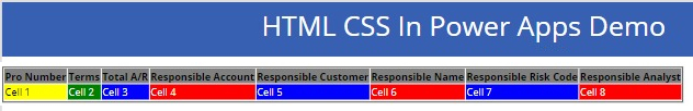 How to Create Custom HTML / CSS Elements in Power Apps