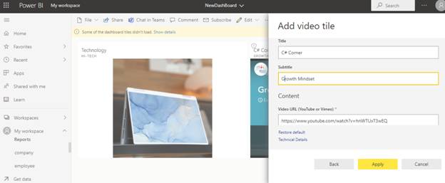 How To Create Dashboard In Power BI