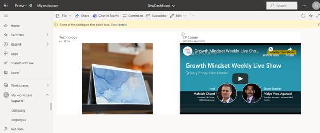 How To Create Dashboard In Power BI