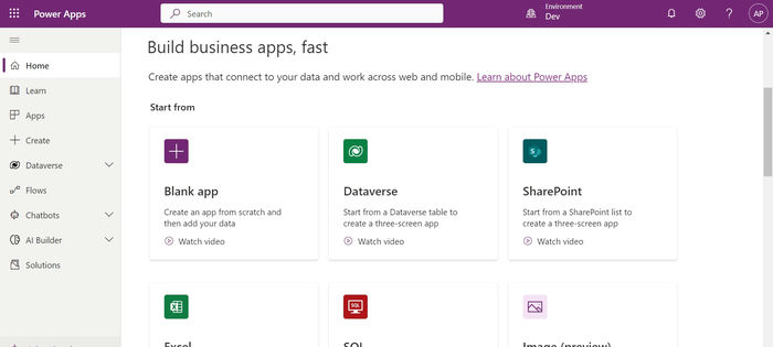 Microsoft Power Apps