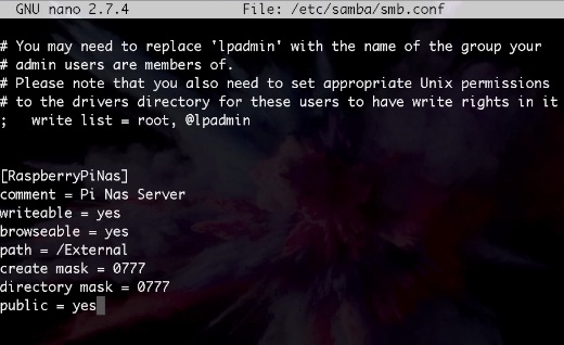 How To Create Network Attached Storge Server With Raspberry Pi 3